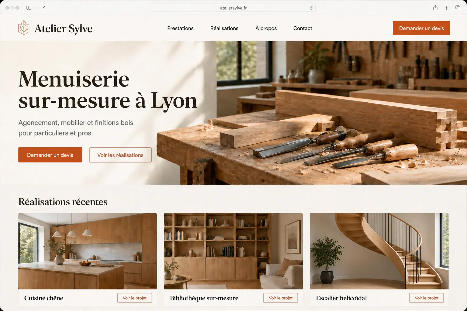 Exemple de direction — Atelier Sylve